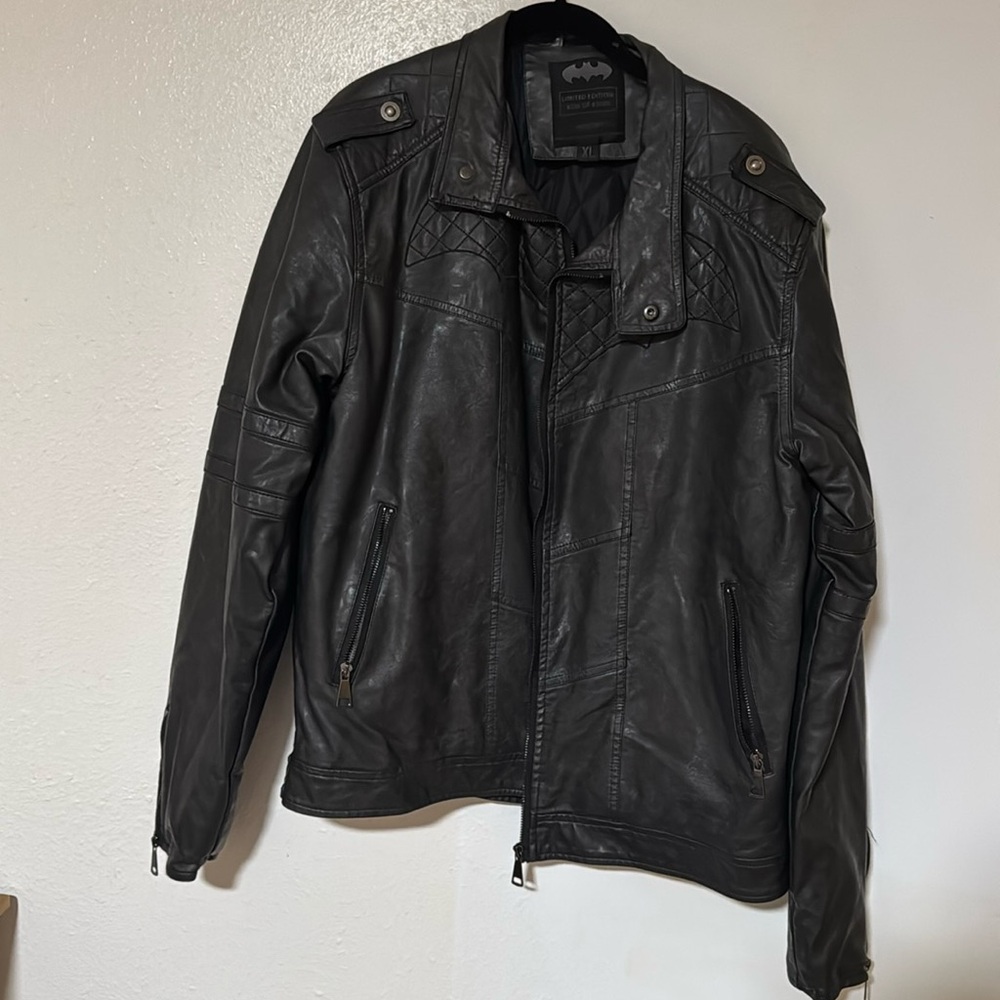 Faux leather LIMITED EDITION Batman coat